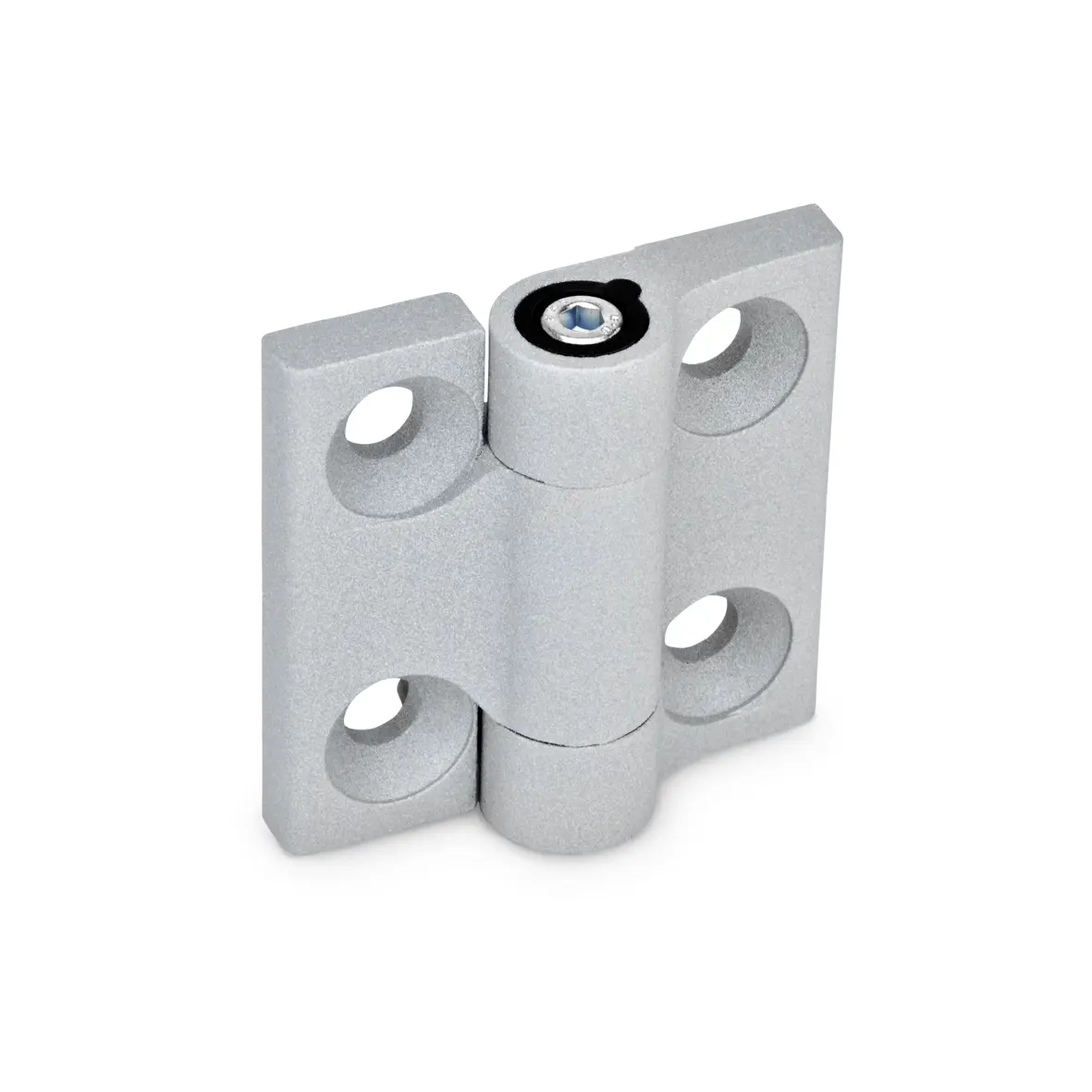 Produktfoto 1 von Elesa Zinklegierung Drehmomentscharnier Reibscharnier Freischwingend, 15.5mm x 50mm x 50mm