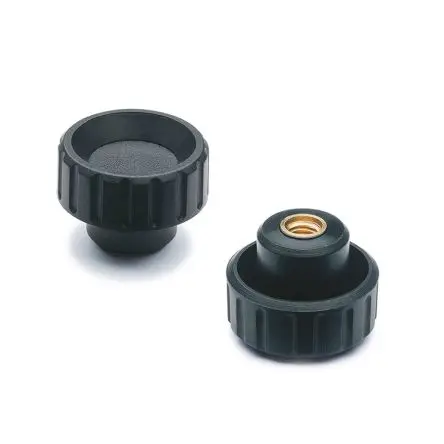 Produktfoto 1 von Elesa Knopf Schwarz M8 Technopolymer auf Polyamidbasis x 9 mm, mit Blindbohrung Ø 32 mm