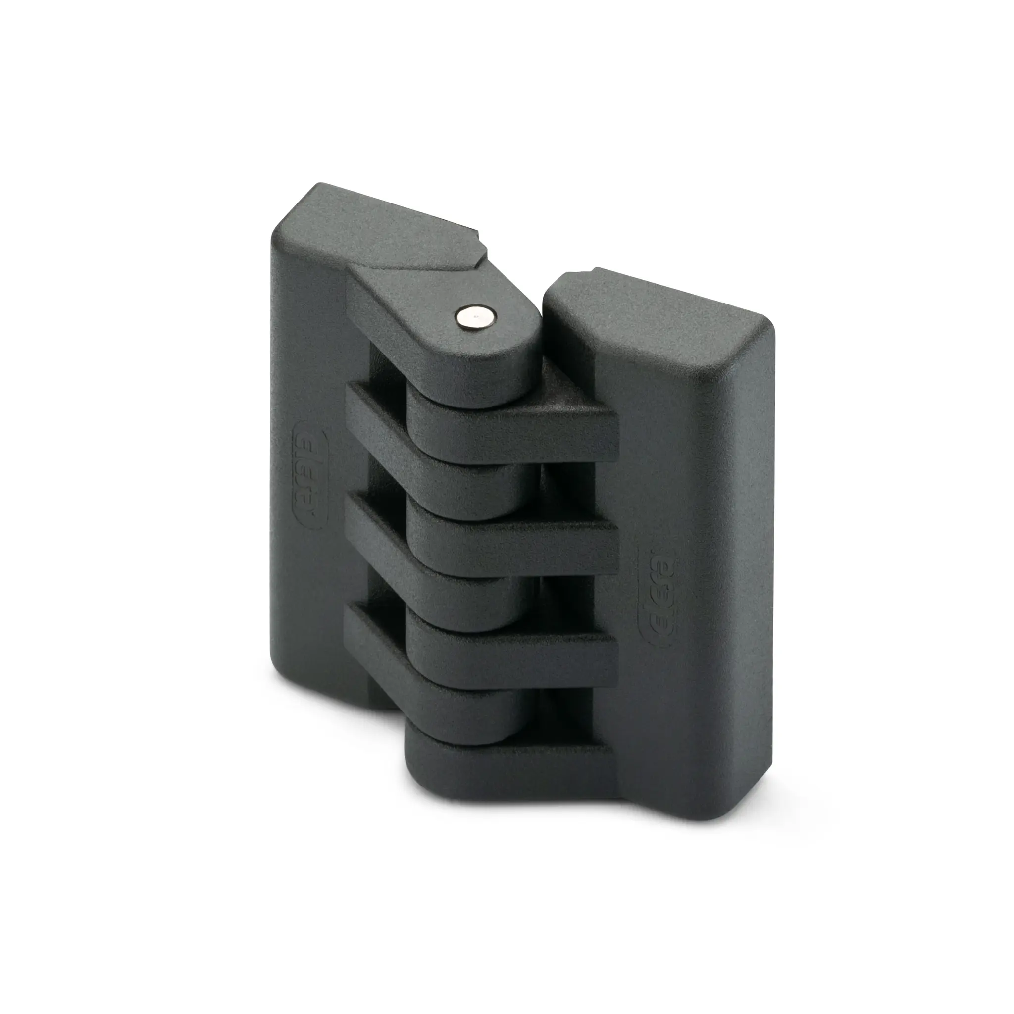 Produktfoto 1 von Elesa Polyamid Scharnier Scharnier Festwert Schraubbefestigung Freischwingend, 23 mm x 64 mm x 65 mm