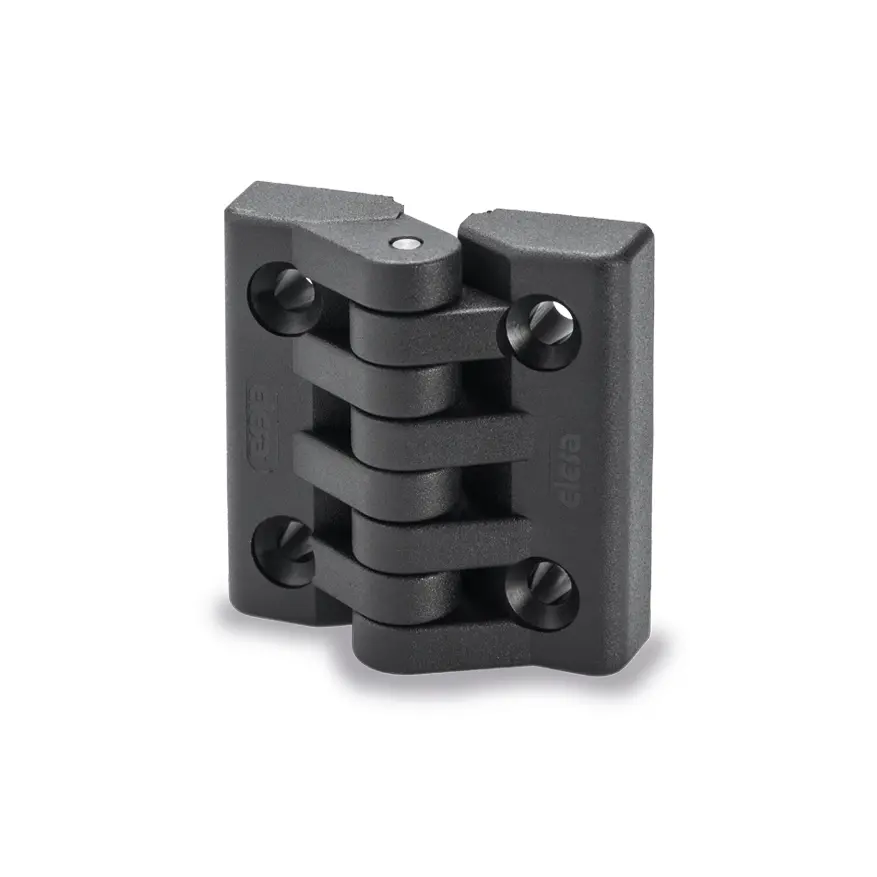 Produktfoto 1 von Elesa Polyamid Scharnier Scharnier Festwert Schraubbefestigung Freischwingend, 19 mm x 48 mm x 49.5 mm