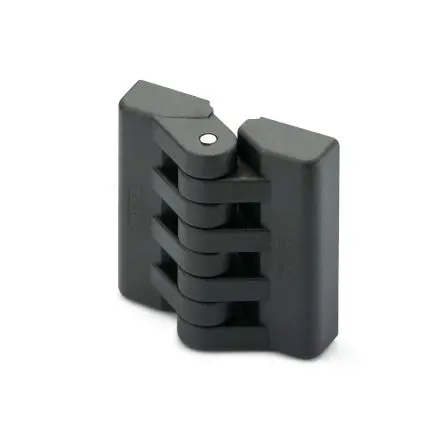 Produktfoto 1 von Elesa Polyamid Scharnier Scharnier Festwert Schraubbefestigung Freischwingend, 14 mm x 38.5mm x 39.5 mm
