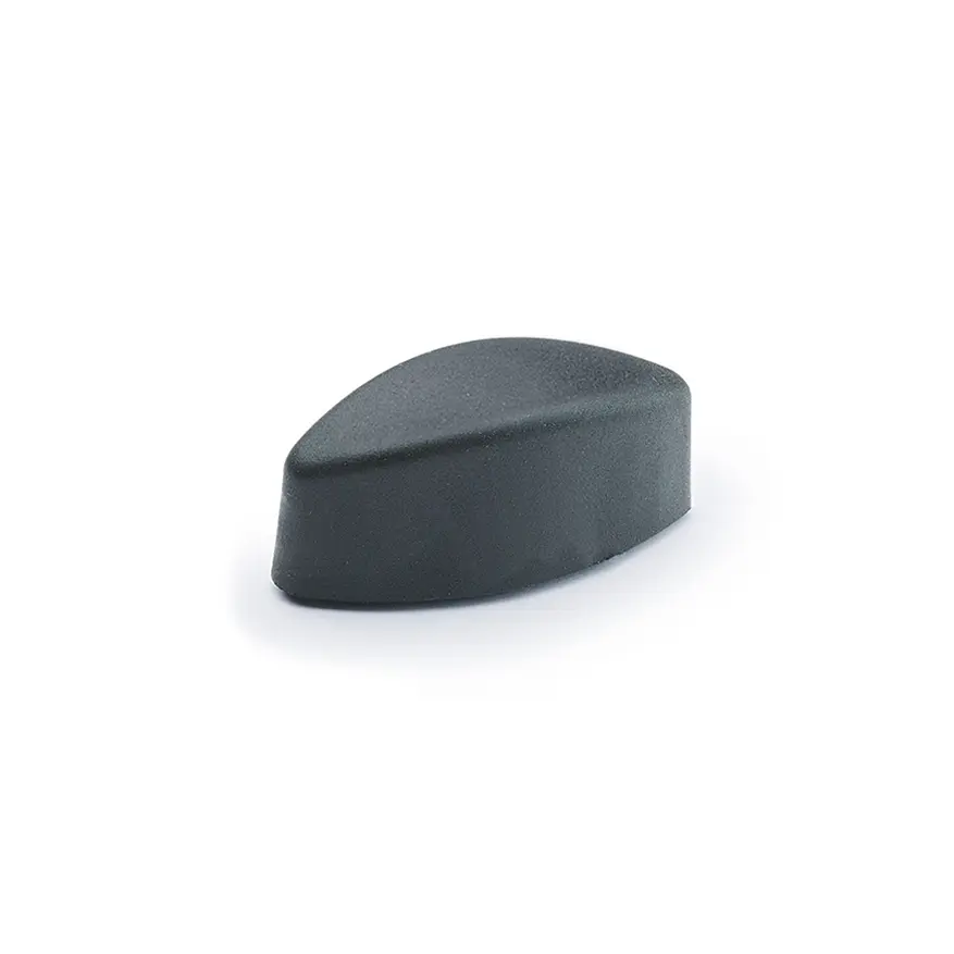 Elesa Knopf Schwarz M4 Glasfaserverstärktes Techno-Polymer auf Polyamidbasis x 6 mm Flügel, mit Gewindebohrung Ø 20 mm