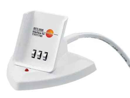 Produktfoto 1 von Testo USB Schnittstelle Datenlogger-Temperatursensor für Programmierung und Auslesen der Logger Testo 174T und Testo