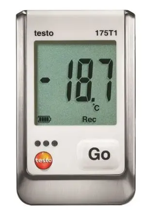 Produktfoto 1 von Testo 175-T1 Kit Temperatur Temperatur Datenprotokolliergerät, Mini-USB-Anschluss, -35 °C → 55 °C
