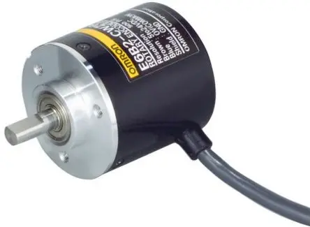 Produktfoto 1 von Omron E6B2-C Inkrementalgeber Inkremental 100 Impulse/Umdrehung/U, 24V dc, 6000 U/min, NPN, offener Kollektor mit Ø 6 mm