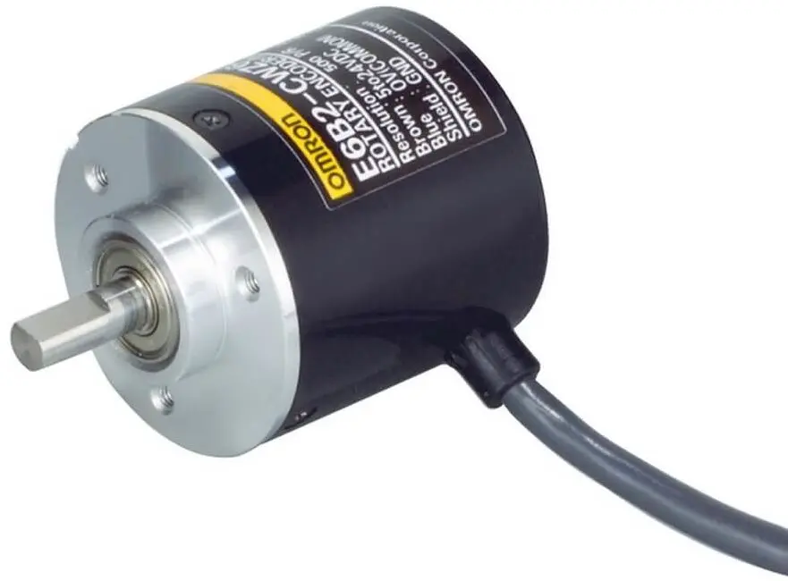 Produktfoto 1 von Omron E6B2-C Inkremental Drehgeber Inkremental 600Impulse/Umdrehung/U, 6000U/min, NPN, Open Collector Radial,