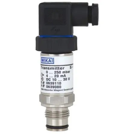 Produktfoto 1 von WIKA S-11 Überdruck Drucksensor -1 bar, 2-adrig, 4 bis 20 mA 1 bar
