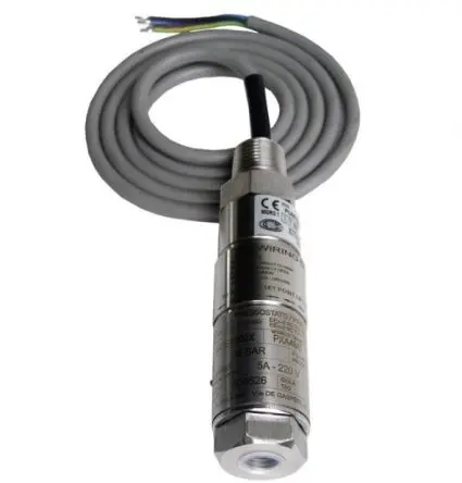 Produktfoto 1 von WIKA PXA Überdruck Drucksensor 14 bar, 1-poliger Umschalter 60 bar
