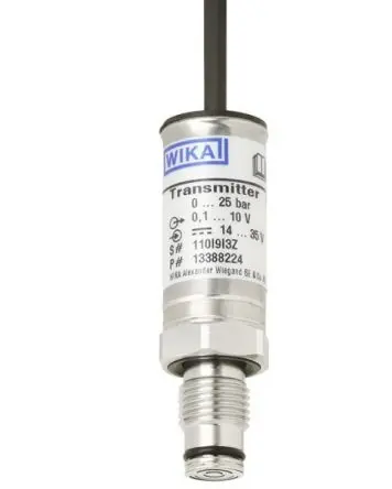WIKA M11 Überdruck Drucksensor 0 bar, 0,1 bis 10 V, 3-Draht 60 bar