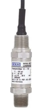 Produktfoto 1 von WIKA E-10 Überdruck Drucksensor 0 bar, 2-adrig, 4 bis 20 mA 600 bar