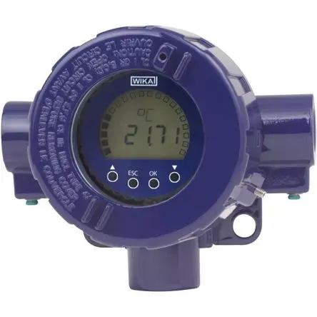 Produktfoto 1 von WIKA Model DIH50 LCD Digitales Multifunktionsmessgerät für Temperatur H 78 mm B 78 mm 5-Stellen T. 78 mm