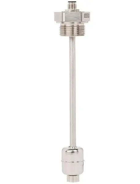 Produktfoto 1 von WIKA RLS-3000 Schwimmerschalter Horizontal 100 V dc, 1-poliger Umschalter, -30 °C 100 V ac → 150 °C, mit 2 m Leitung