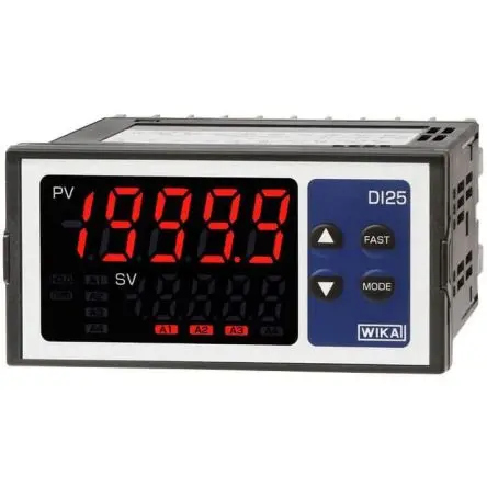 Produktfoto 1 von WIKA Model DI25 LED Digitales Multifunktionsmessgerät für Widerstand, Spannung, Strom H 48 mm B 96 mm 4-Stellen T. 98 mm