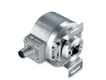 Produktfoto 1 von Baumer Optischer Encoder, 100 Impulse/Umdrehung Imulse/U 30V dc, 4.75 V dc, mit 12 mm Hohlschaft, Anschluss,