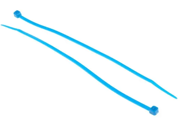 Produktfoto 1 von RS PRO Nylon 6.6 Kabelbinder Nicht lösbar Blau 3.6 mm x 200 mm