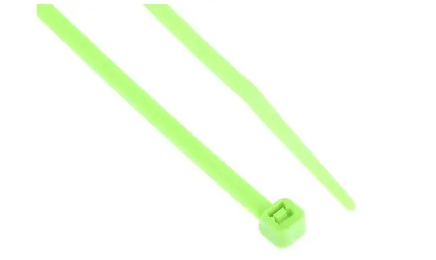 Produktfoto 1 von RS PRO Nylon 6.6 Kabelbinder Nicht lösbar Grün 3.6 mm x 203 mm