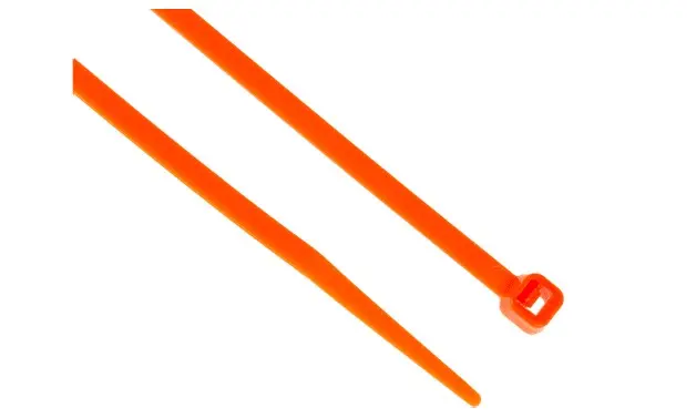 Produktfoto 1 von RS PRO Nylon 6.6 Kabelbinder Nicht lösbar Orange 3.6 mm x 203 mm