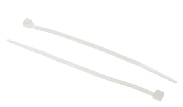 Produktfoto 1 von RS PRO Nylon 6.6 Kabelbinder Nicht lösbar Natur 7.6 mm x 380 mm