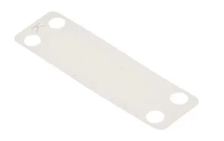 RS PRO RS PRO Kabelmarkierung, Beschriftung: Blind, Natur - 4.8 mm, 65 mm x 19mm