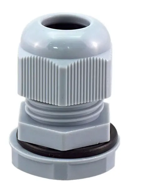 Produktfoto 1 von RS PRO PG Kabelverschraubung, PG9 Nylon 6.6 Grau 4 mm/ 8 mm, IP68