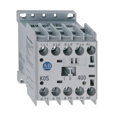 Produktfoto 1 von Allen Bradley 100-K Schütz 230V ac-Spule, 4-polig, 690V ac / 5 A 230V ac 8.3 kW 4 Schließer Motorsteuerung