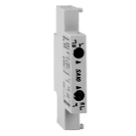 Produktfoto 1 von Allen Bradley 100 Hilfskontaktblock 2-polig Seitlich, 1 Schließer/1 Öffner mit Schraube Anschluss