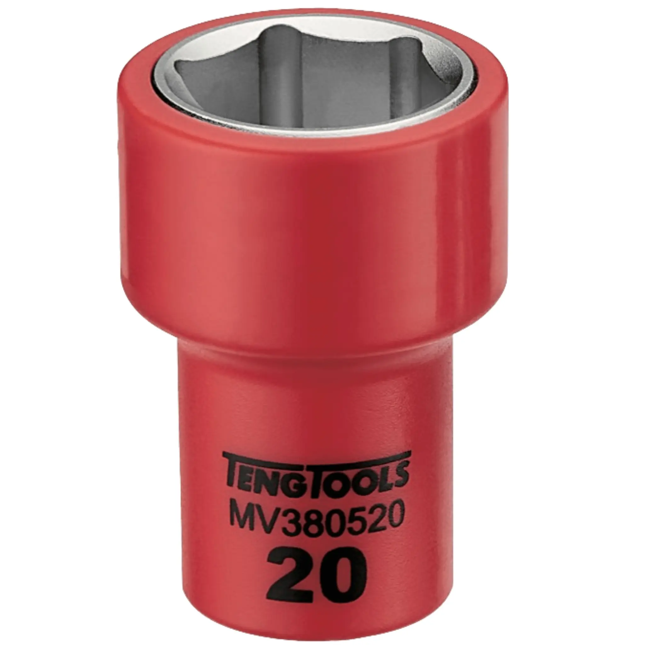 Produktfoto 1 von Teng Tools 3/8 in 6-Kant Buchse SW 15 mm Sechskant VDE 1000V zugelassen x 46 mm