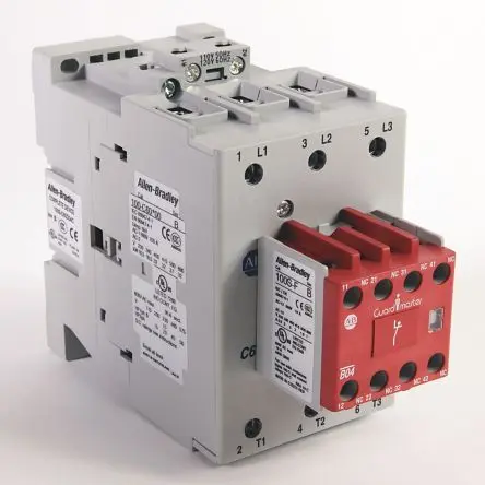 Produktfoto 1 von Allen Bradley 100S-C Schütz 24V dc-Spule, 3-polig, 690V ac / 60 A 24V dc 40 kW 3 Schließer