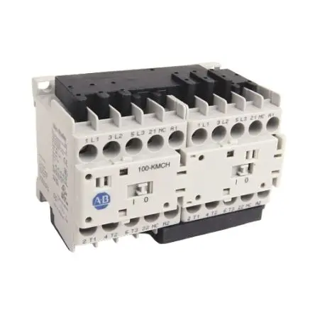 Produktfoto 1 von Allen Bradley 104-K Wendeschütz 24V dc-Spule, 3-polig, 690V ac / 5 A 24V dc 8.3 kW Nein Motorsteuerung