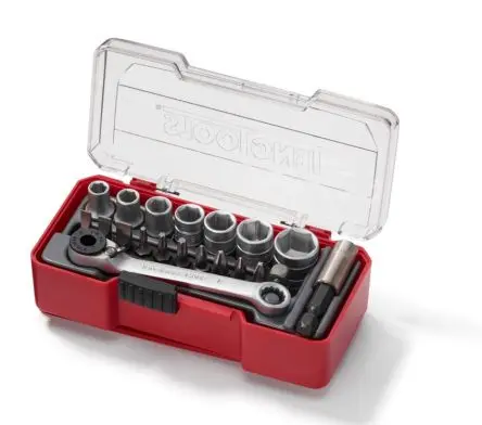 Produktfoto 1 von Teng Tools Steckschlüsselsatz 1/4 in Vierkant 6-Kant 20-teilig