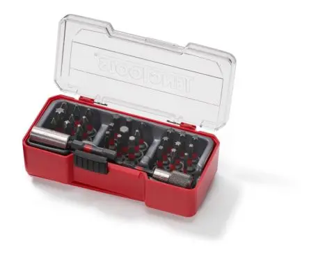 Produktfoto 1 von Teng Tools Sechskant Schlagbit-Set mit Gürtelclip gemischt 1/4 in 30 mm, Länge 30 mm, 29-teilig
