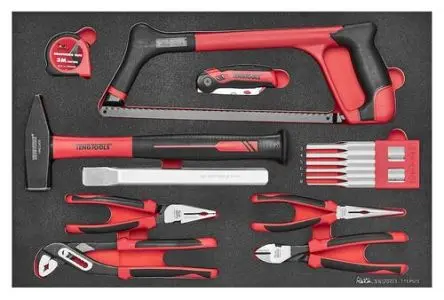 Produktfoto 1 von Teng Tools Allgemeiner Werkzeugsatz Werkzeugsatz, Schaumstoffeinlage 15-teilig