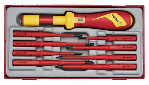 Teng Tools Drehmoment-Schraubendreher- und Klingensatz Geschlitzt