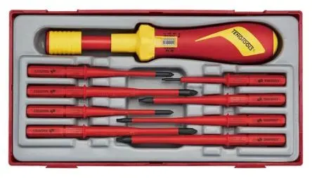 Produktfoto 1 von Teng Tools Drehmoment-Schraubendreher- und Klingensatz Geschlitzt