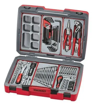 Produktfoto 1 von Teng Tools Allgemeiner Werkzeugsatz Werkzeugsatz, Rahmenklemme 144-teilig