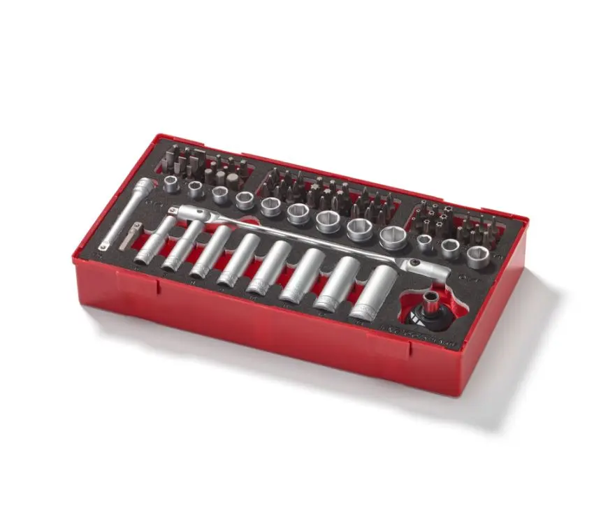 Produktfoto 1 von Teng Tools 1/4 in Vierkant 6-Kant 87-teilig