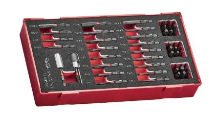 Produktfoto 1 von Teng Tools Schlag Bitsatz schlagfest, Schaum 1/4 in 30 to 50 mm, 50-teilig