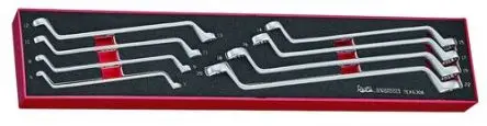 Produktfoto 1 von Teng Tools Schraubenschlüsselsatz Ringschlüssel, 8-teilig 8 x 9 mm, 6 x 7 mm, 10 x 11 mm, 12 x 13 mm, 16 x 17 mm, 20 x