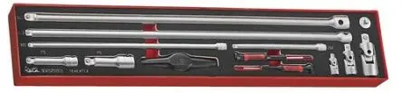 Produktfoto 1 von Teng Tools Verlängerung 1/4 in Sechskant 13-teilig