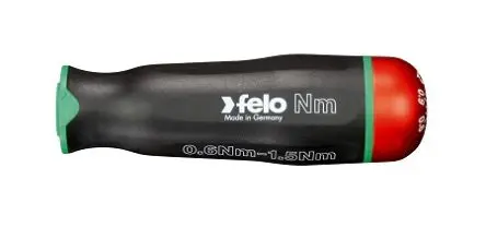 Produktfoto 1 von Felo Drehmomentschraubendreher Abdeckung für vielfältige Anwendungsbereiche mit farbigem Ring 0.6 To 1.5 Nm Länge 105mm