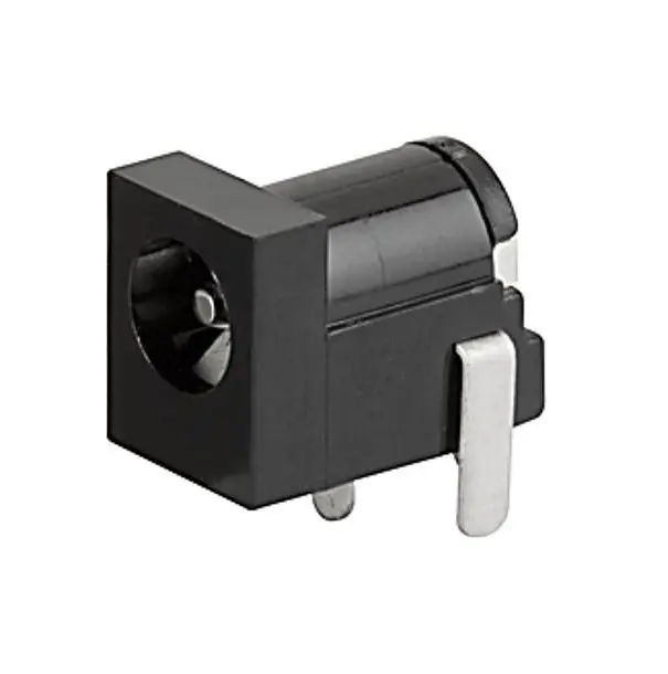 Produktfoto 1 von Schurter 4840 Gerade DC Buchse DC-Buchse Zinn 2A 12 V dc, Innen-Ø 2 mm / Außen 6 mm Außen-ø  x 14.5 mm, 2.1 mm Stift,
