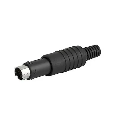Produktfoto 1 von Schurter 4850 Solder DIN-Stecker Gerade 8-polig, 100V ac 1A Kabel, Mit Gewinde Stecker