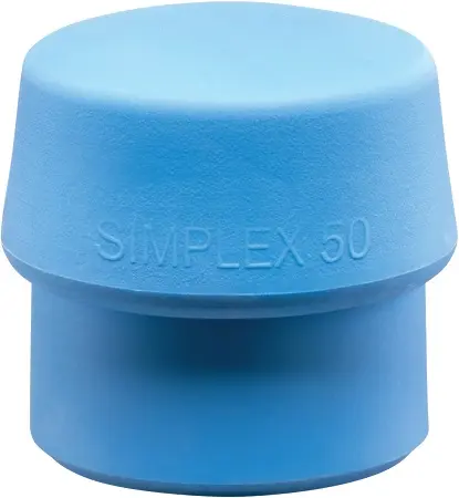 Produktfoto 1 von Halder Thermoplastisches Elastomer Ersatz-Hammerkopf, Thermoplastisches Elastomer Schlagflächen austauschbar 47 g, Ø 40