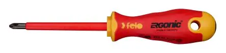 Produktfoto 1 von Felo VDE 1000V zugelassen PH1 Isoliert, Chrom Vanadium Stahl, Molybdänstahl / Klinge 100 mm