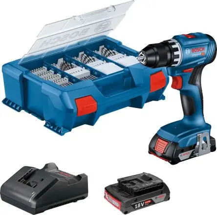 Produktfoto 1 von Bosch GSR 18V-45 Bohrschrauber Schnurlos Bürstenlos 2 Ah 13 mm 1900U/min 45 Nm