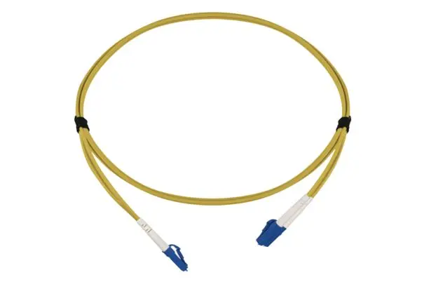 Produktfoto 1 von HellermannTyton Connectivity OS2 LWL-Kabel 3 m Gelb LC LC