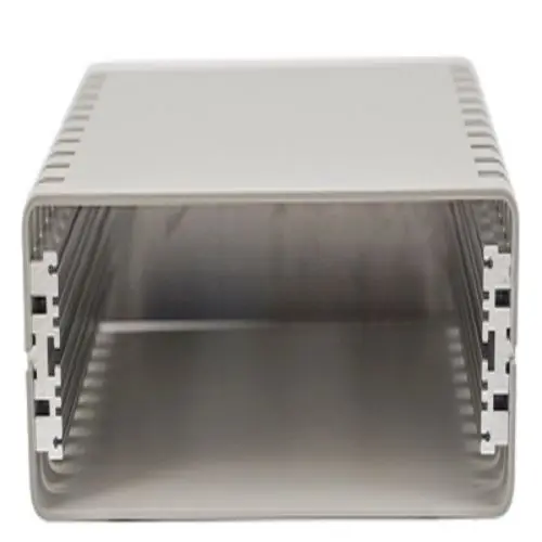 Produktfoto 1 von Hammond, Aluminiumgehäuse, Grau, Aluminium 262 mm, 79 mm, 180 mm, 1402