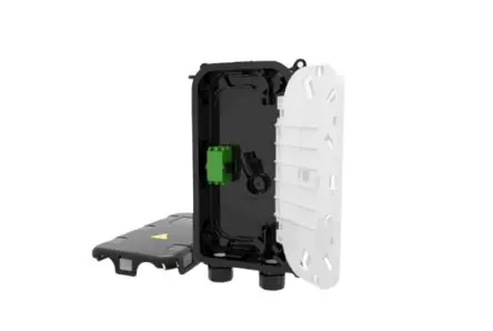 Produktfoto 1 von HellermannTyton Connectivity LWL-Rangierfeld LC, SC Duplex für 2 Port 188 mm Wandkasten