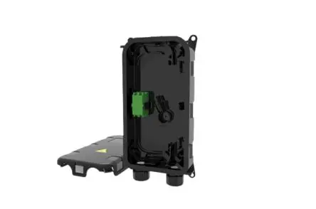 Produktfoto 1 von HellermannTyton Connectivity LWL-Rangierfeld LC- und SC-Adapter Duplex für 2 Port 176 mm Wandkasten