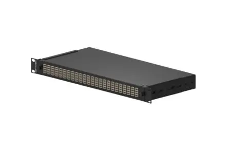 Produktfoto 1 von HellermannTyton Connectivity LWL-Rangierfeld LC für 96 Port 96 44 mm Gleitend